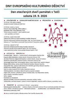 Dny Evropského kulturního dědictví a Den otevřených dveří památek
